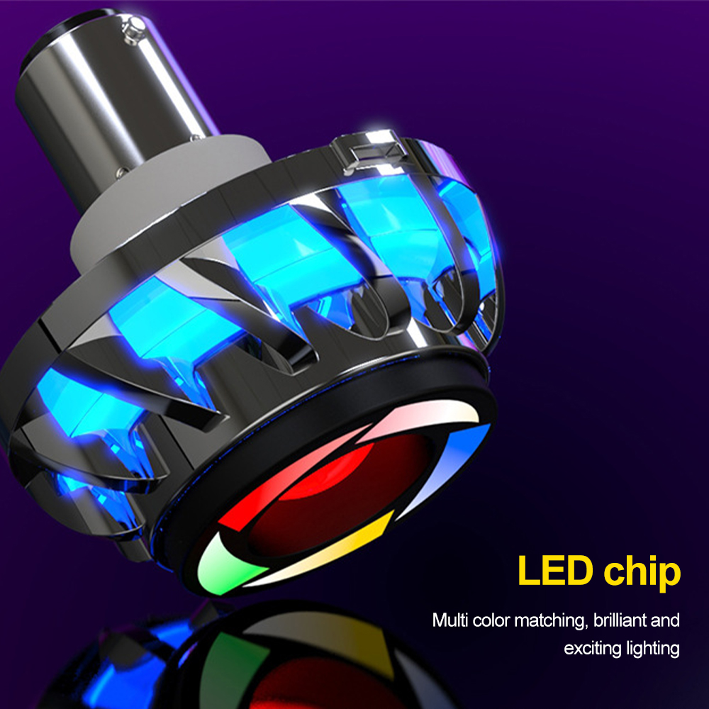 Sos Light Strobe - Motorcycle Headlight Angel Eye LED RGB
