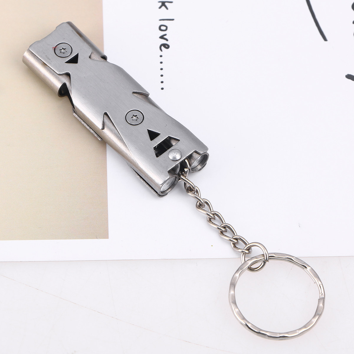 Emergency Whistle Loud - 1Pcs Double Tube Survival Whistle Loud