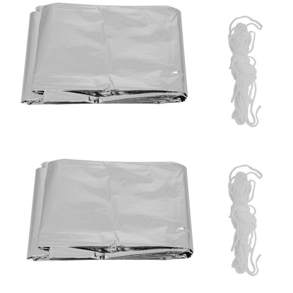 2 Pcs Durable Reflective Emerg – Survival Blanket Reflective Bewertung und Preis