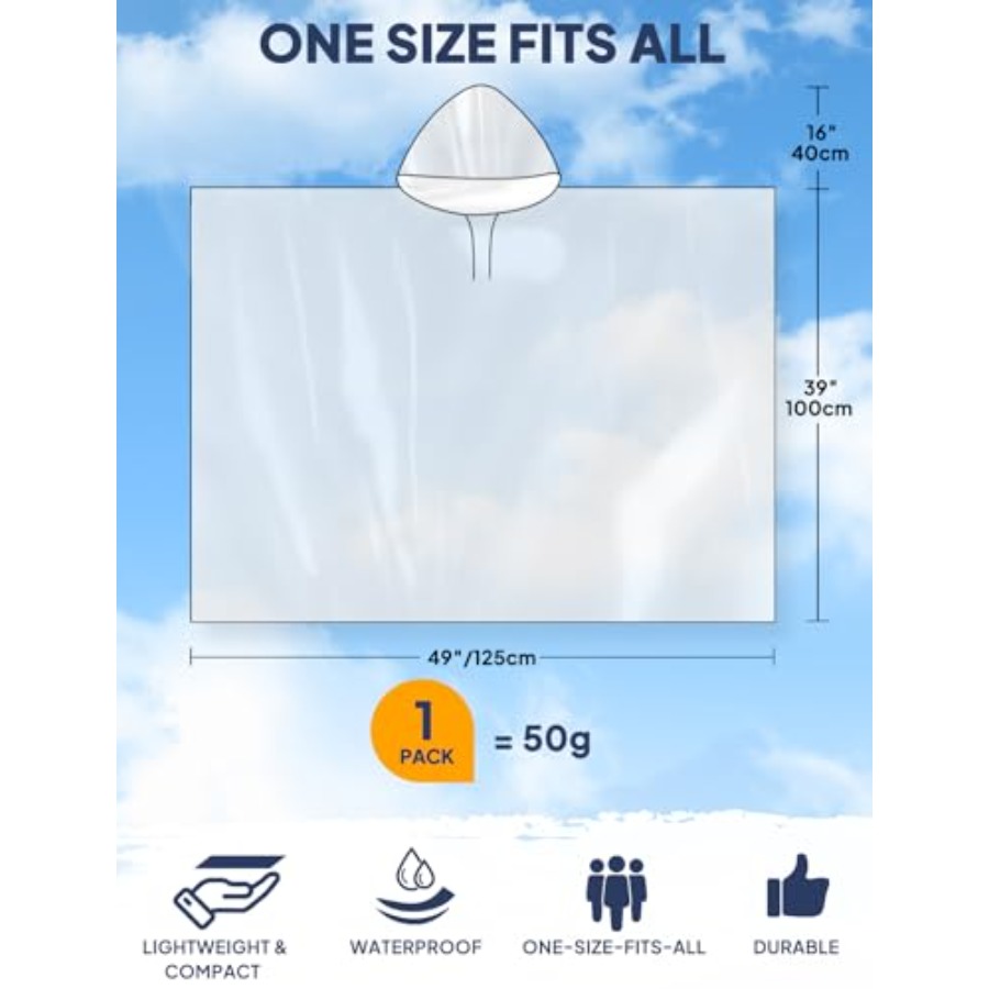 ANYOO Disposable Rain Poncho f – Emergency Poncho Rain Bewertung und Preis