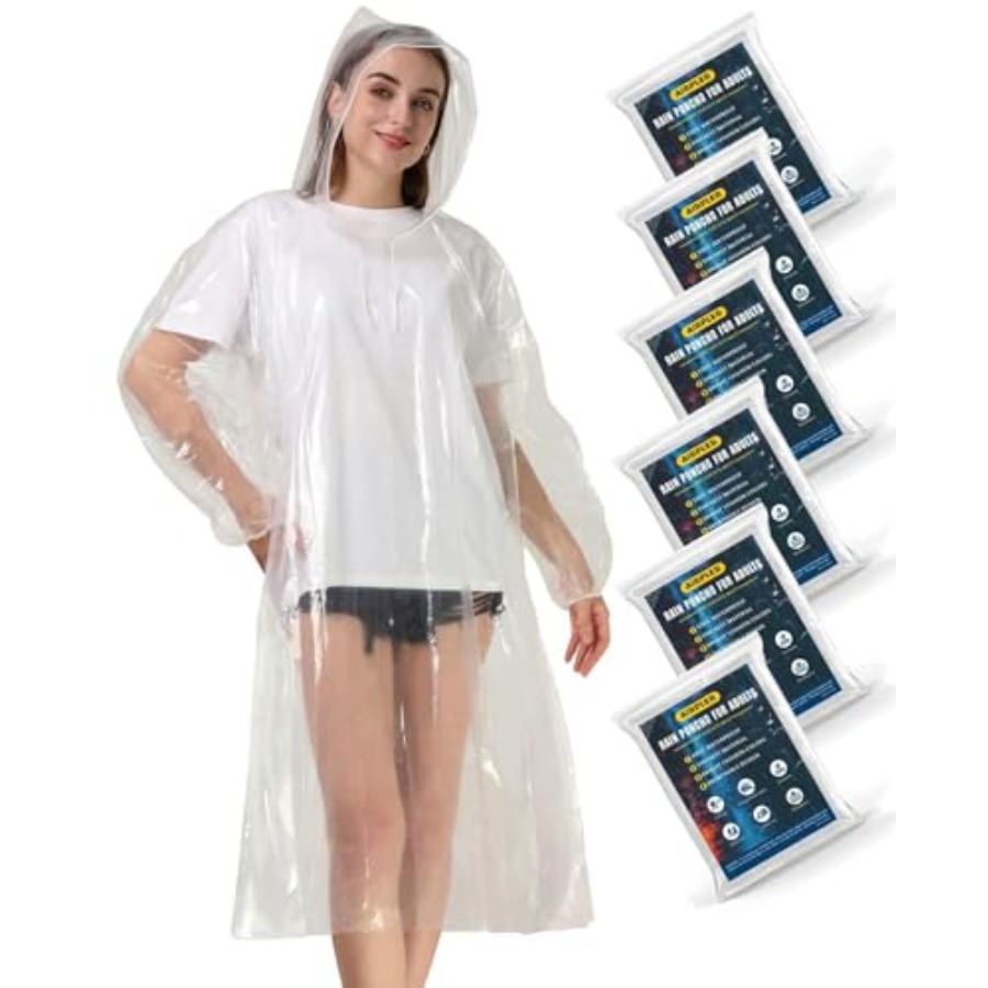 Disposable Rain Ponchos for Ad – Emergency Poncho Rain Bewertung und Preis