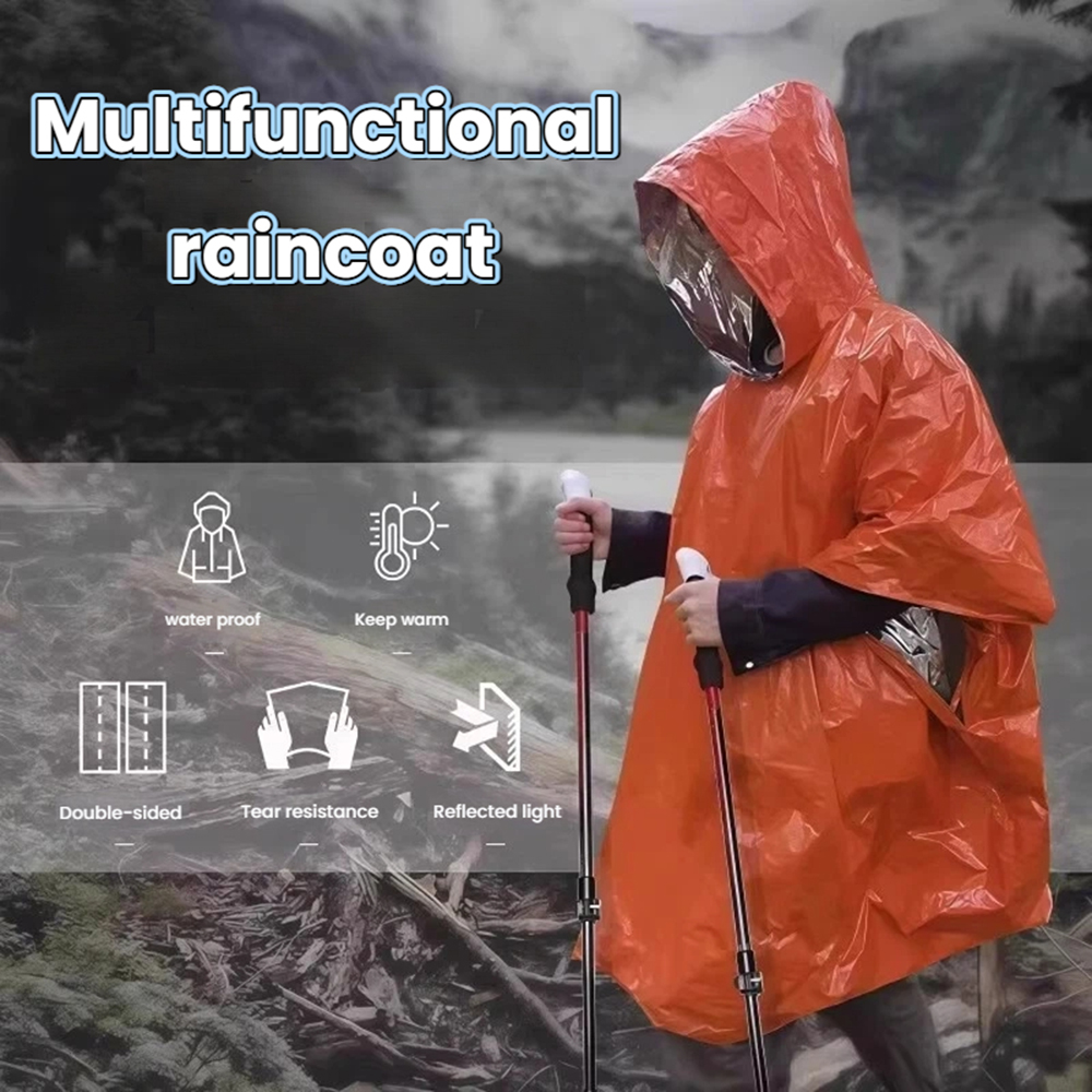 Portable Outdoor Emergency Rai – Emergency Poncho Rain Bewertung und Preis