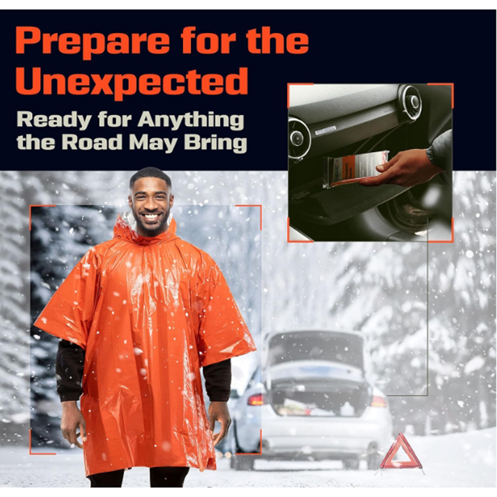 Portable Outdoor Emergency Rai – Emergency Poncho Rain Bewertung und Preis