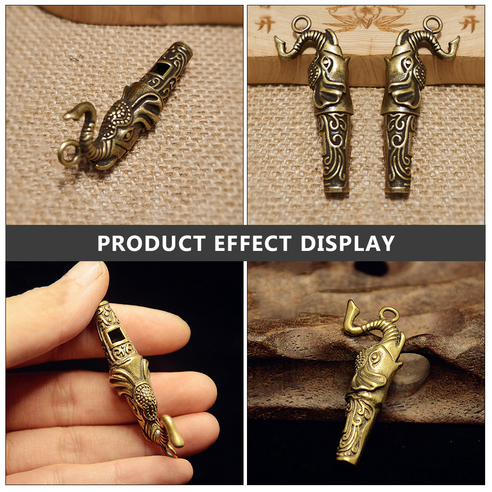 3Pcs Copper Elephant Shaped Wh – Emergency Whistle Loud Bewertung und Preis