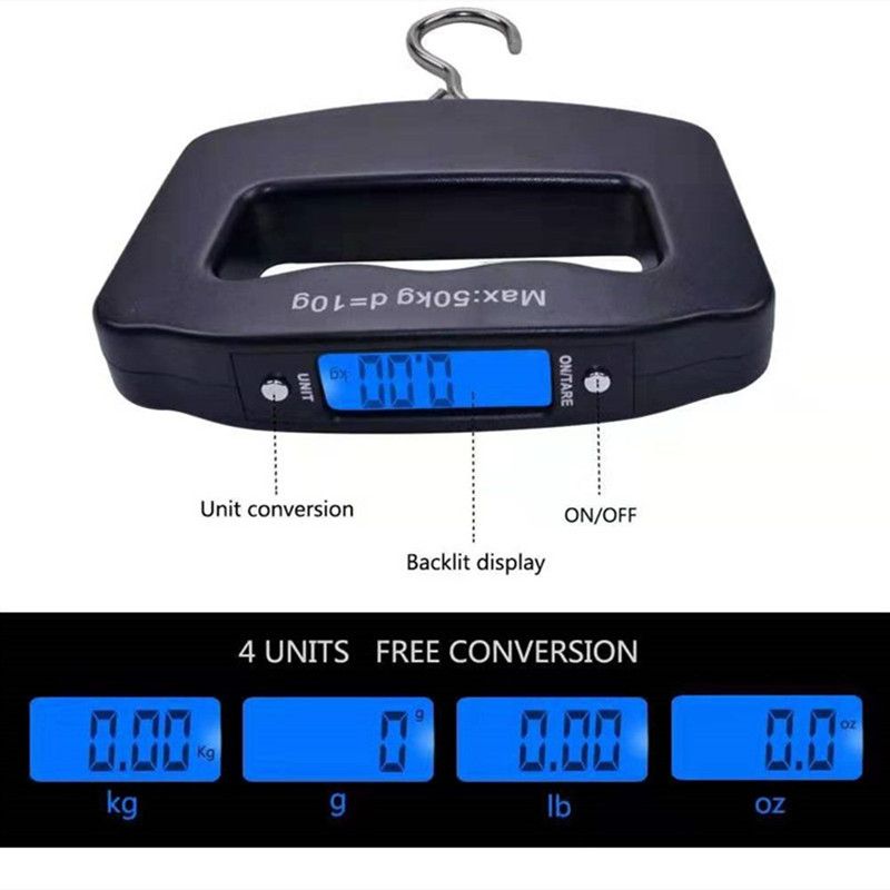 50kg Digital Fishing Scale Han – Fishing Kit Compact Bewertung und Preis