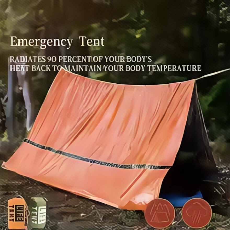 2-Person Emergency Survival Sh – Emergency Mylar Tent Bewertung und Preis