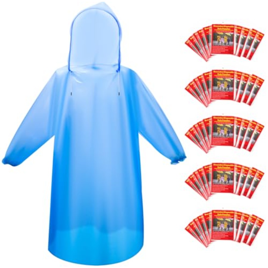 and and Disposable Rain Poncho – Emergency Poncho Rain Bewertung und Preis
