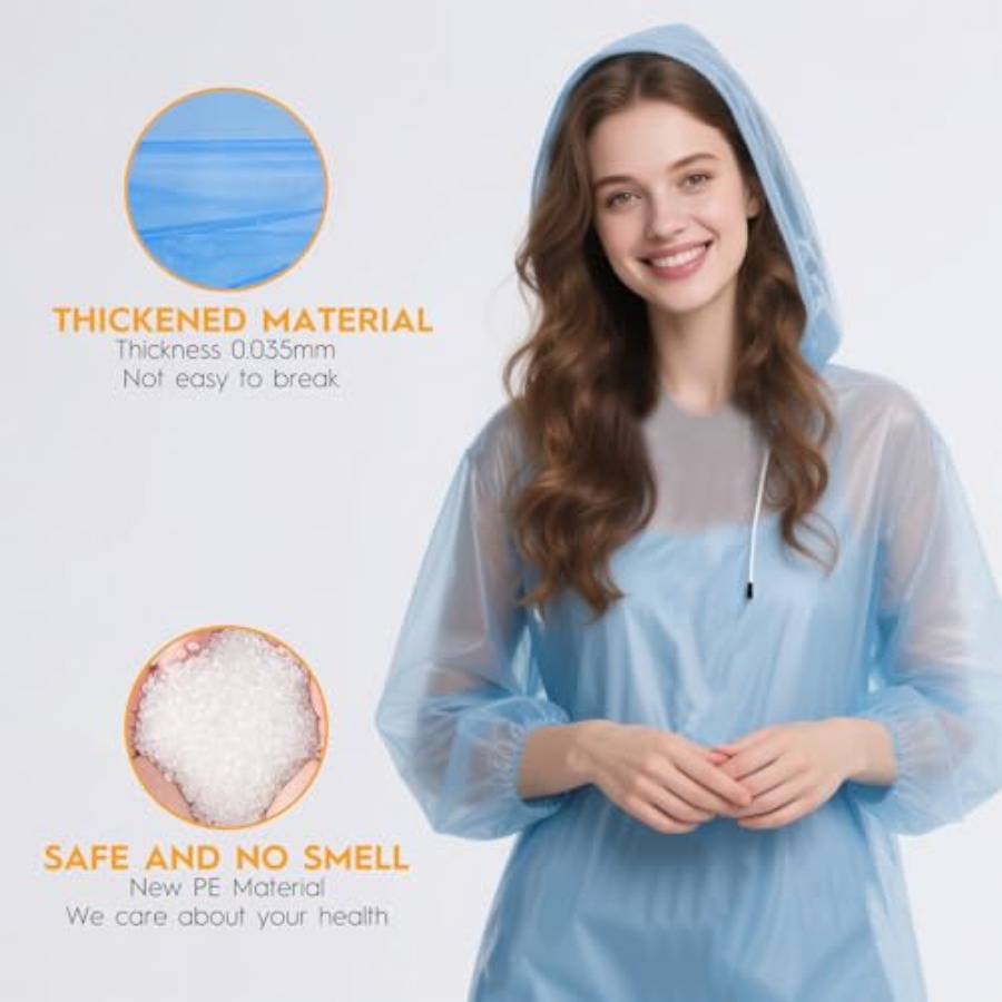 and and Disposable Rain Poncho – Emergency Poncho Rain Bewertung und Preis