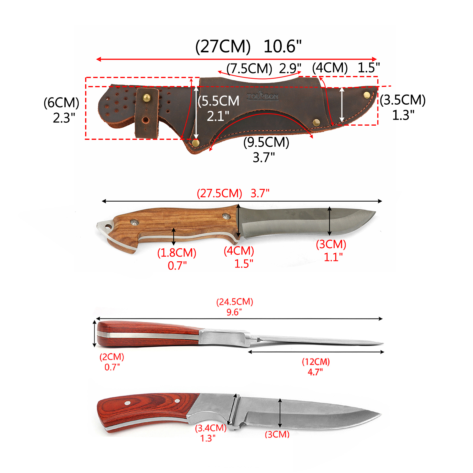 Tourbon Leather Tool Fixed Bla – Bushcraft Knife Fixed Bewertung und Preis