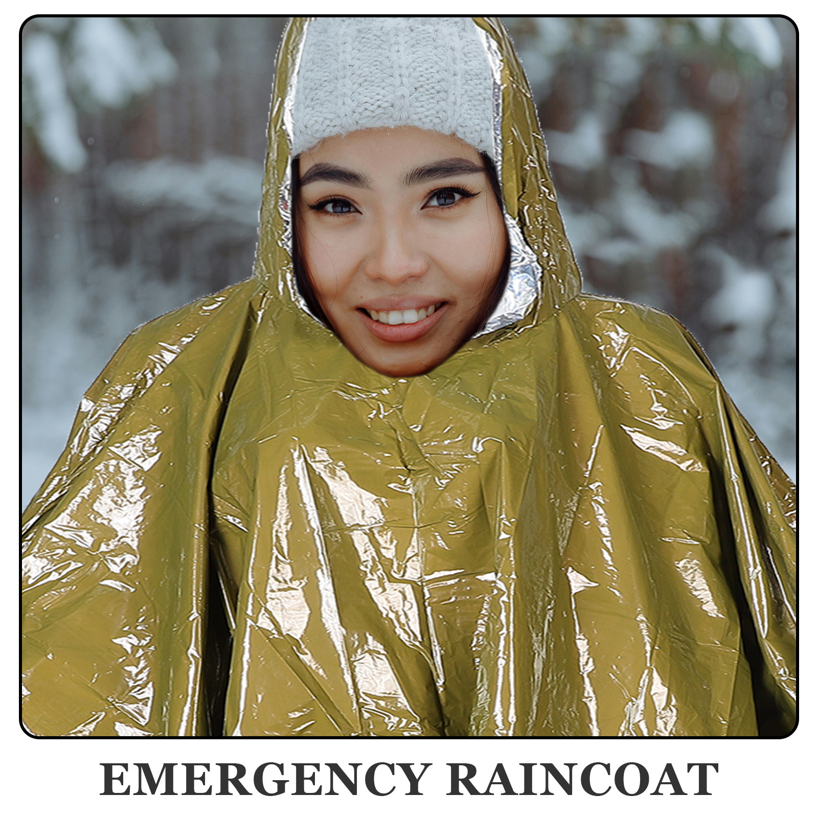 2Pcs Emergency Survival Poncho – Emergency Poncho Rain Bewertung und Preis