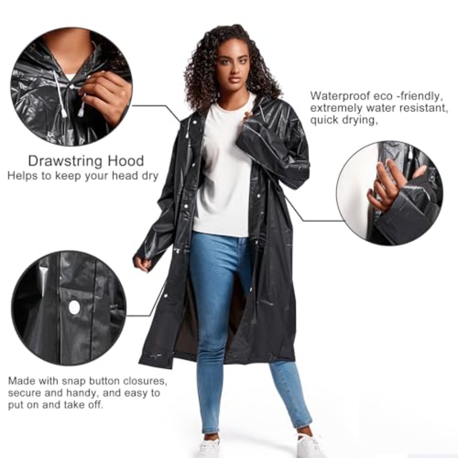 Rain Ponchos for Adults Rainco – Emergency Poncho Rain Bewertung und Preis
