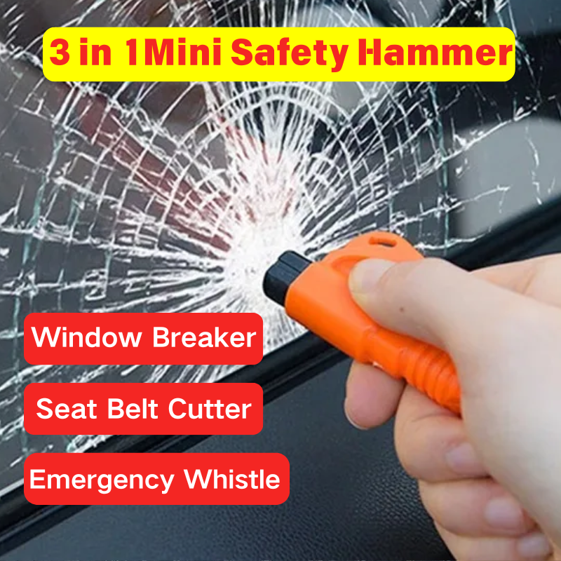 1pc 3 In 1 Car Window Breaker  – Emergency Whistle Loud Bewertung und Preis