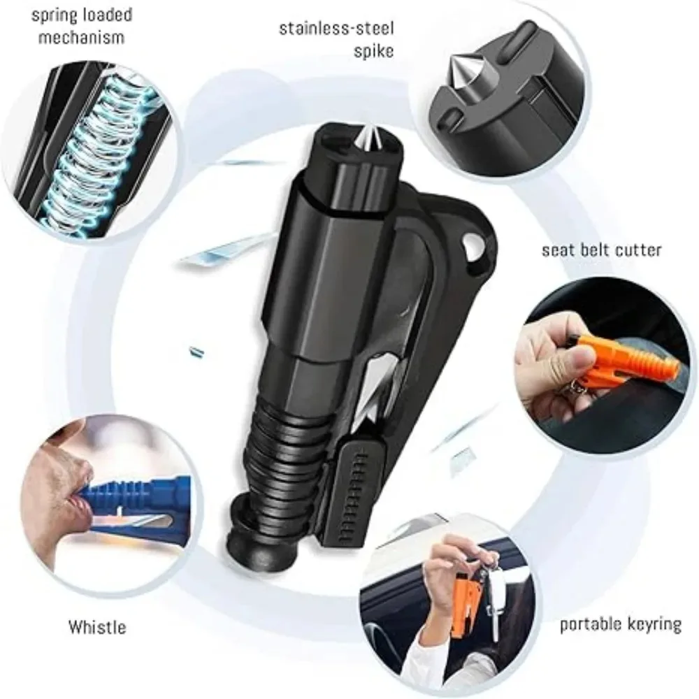 1pc 3 In 1 Car Window Breaker  – Emergency Whistle Loud Bewertung und Preis