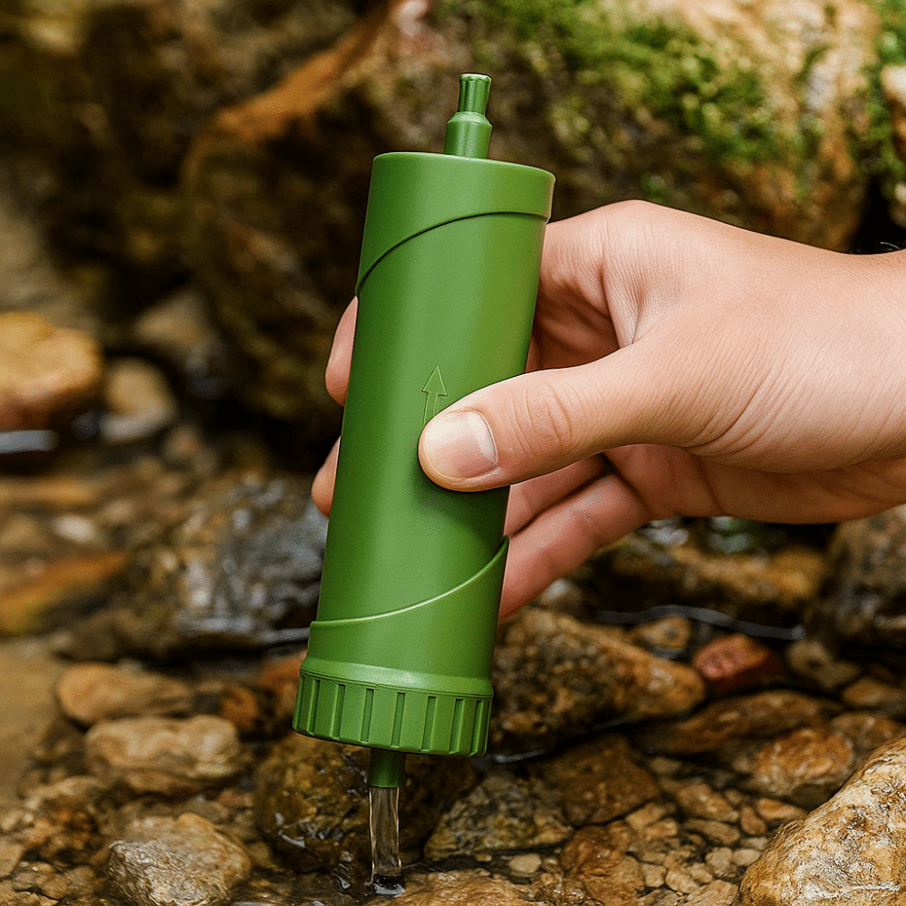 ABS Outdoor Mini Water Filter  – Water Purification Straw Bewertung und Preis