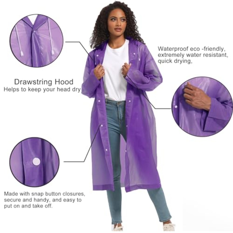 Rain Ponchos for Adults Rainco – Emergency Poncho Rain Bewertung und Preis