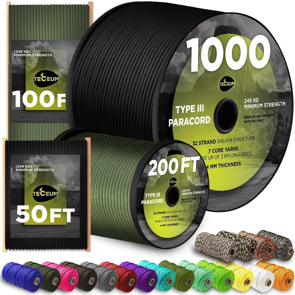 5/32 1000ft Paracord Rope - 20 – Para Cord 1000Ft Bewertung und Preis