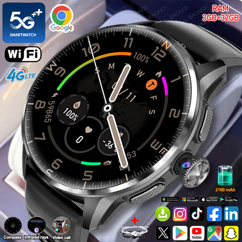 5G/4G Full Network Smart Watch – Compass Lensatic Bewertung und Preis