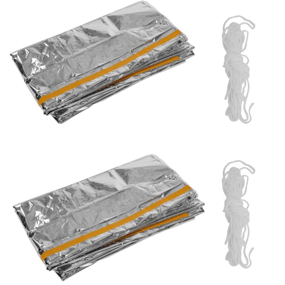 2 Pcs Durable Reflective Emerg – Survival Blanket Reflective Bewertung und Preis