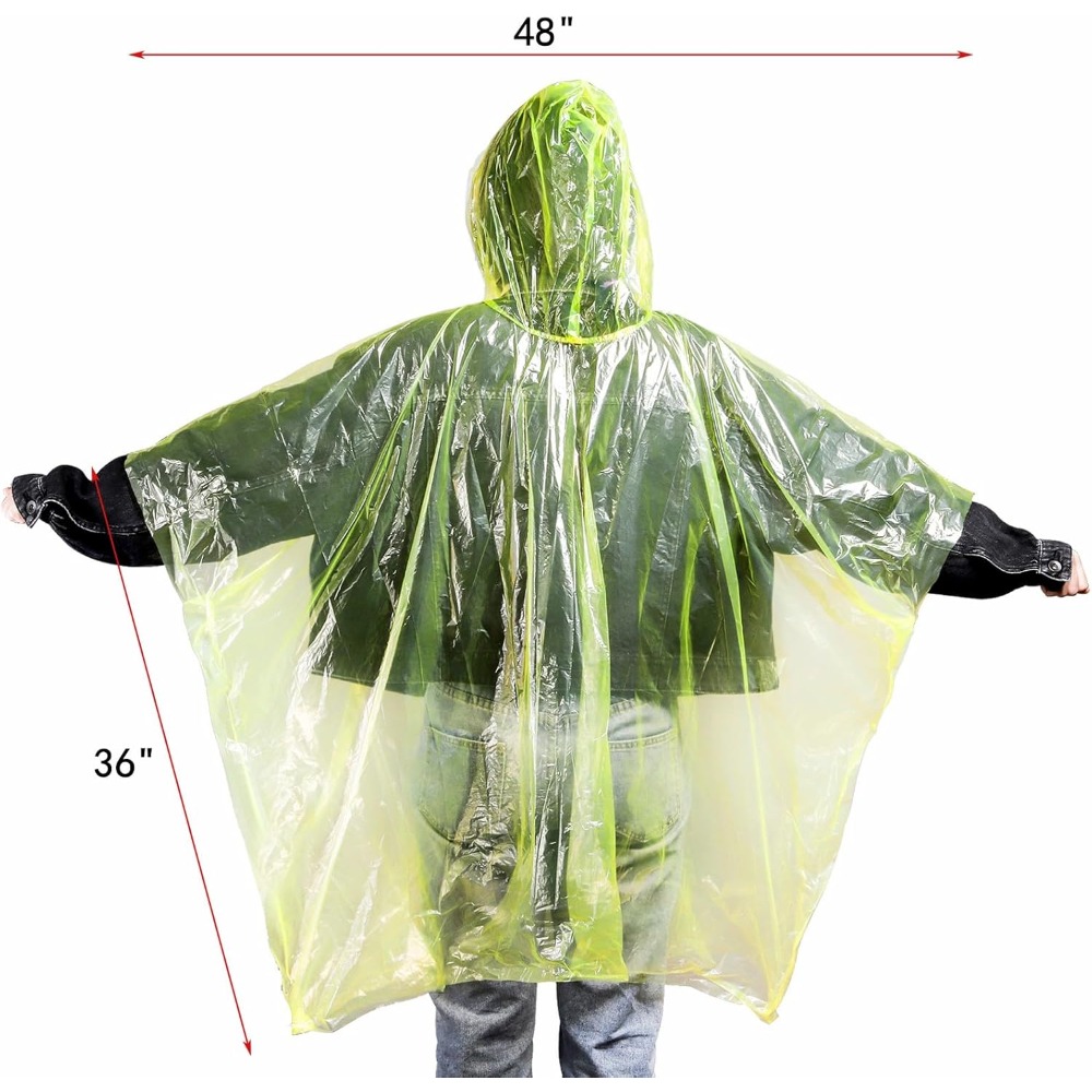 20 Pack Disposable Rain Poncho – Emergency Poncho Rain Bewertung und Preis