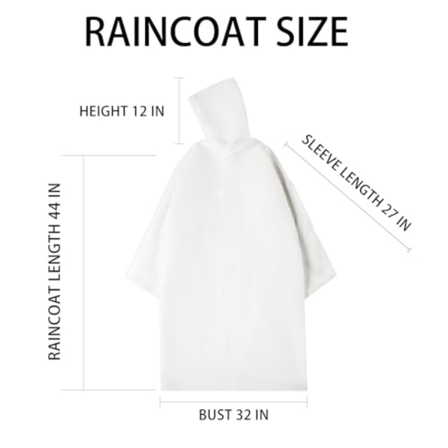 Disposable Rain Ponchos Emerge – Emergency Poncho Rain Bewertung und Preis