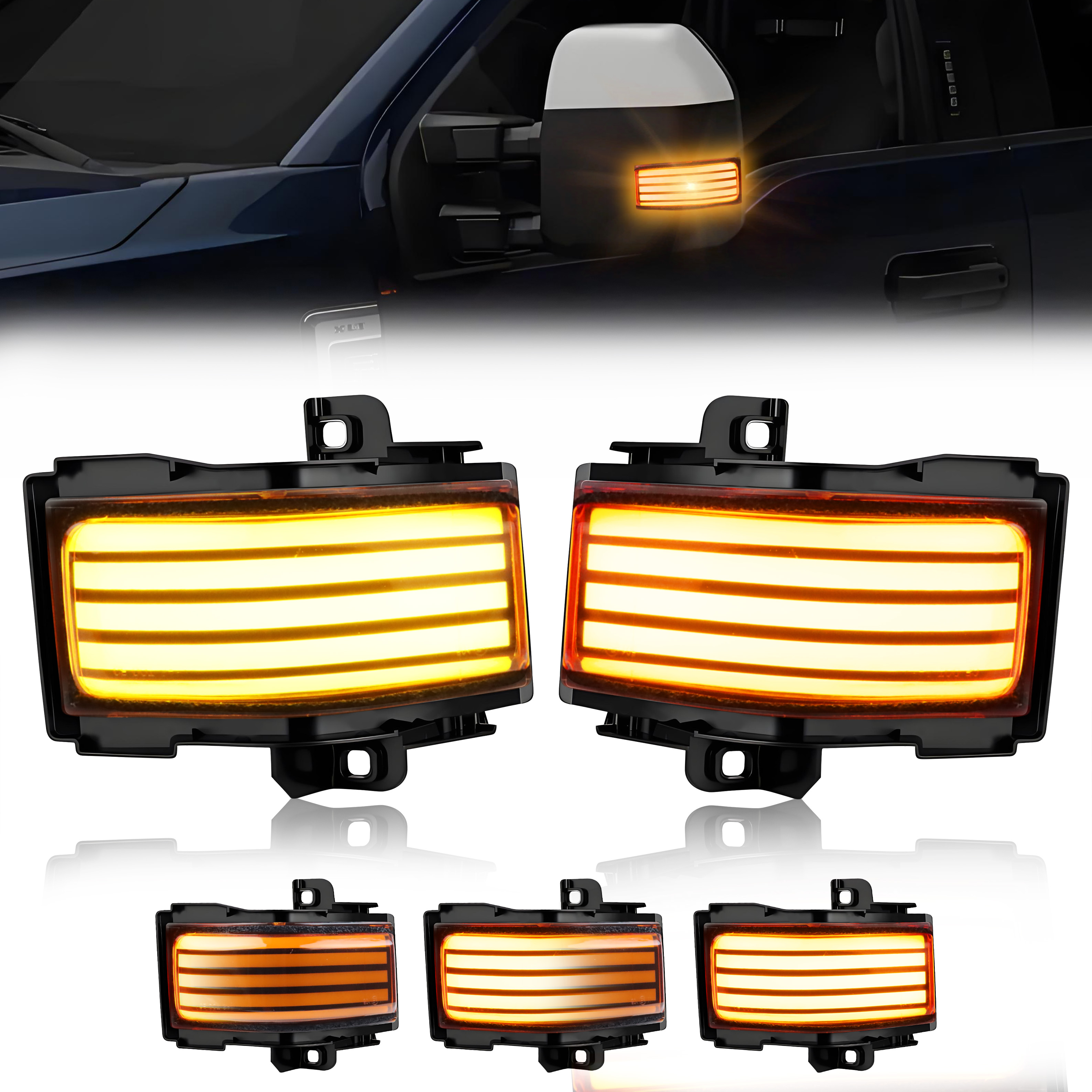 2Pcs Turn Signal Light Side Mi – Signal Panel Orange Bewertung und Preis