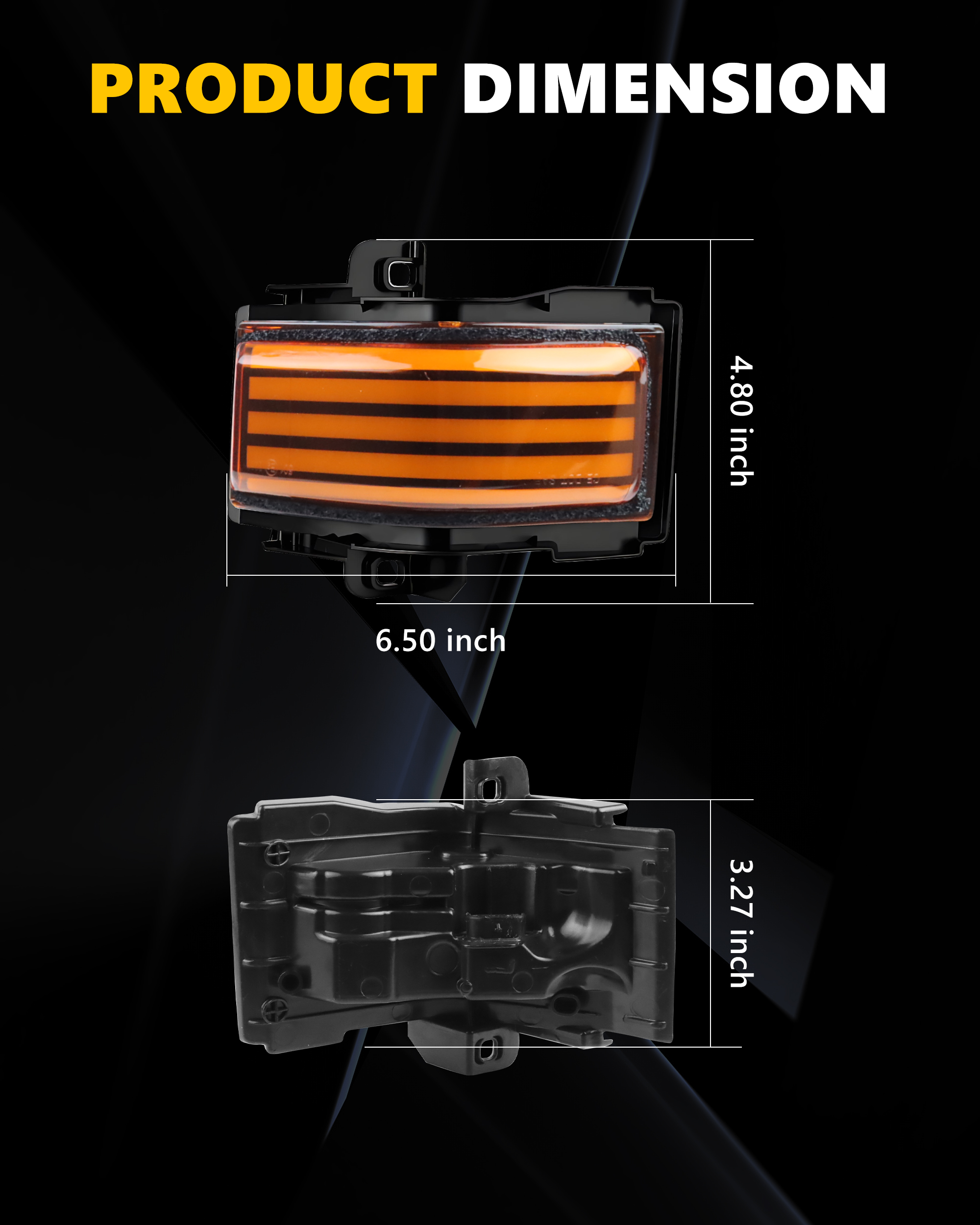 2Pcs Turn Signal Light Side Mi – Signal Panel Orange Bewertung und Preis