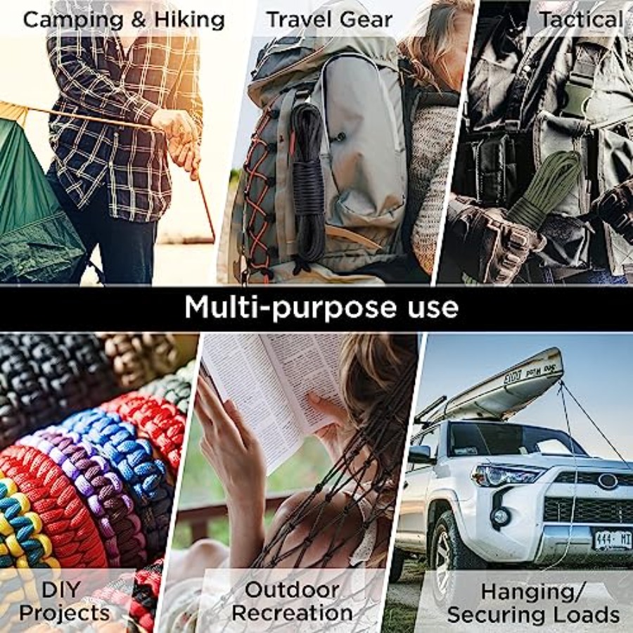 Paracord Rope 750 lb 1000ft/ 2 – Para Cord 1000Ft Bewertung und Preis