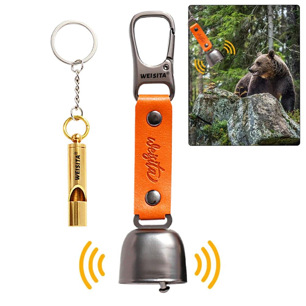New 1pcs Loud Bear Bell with E – Emergency Whistle Loud Bewertung und Preis