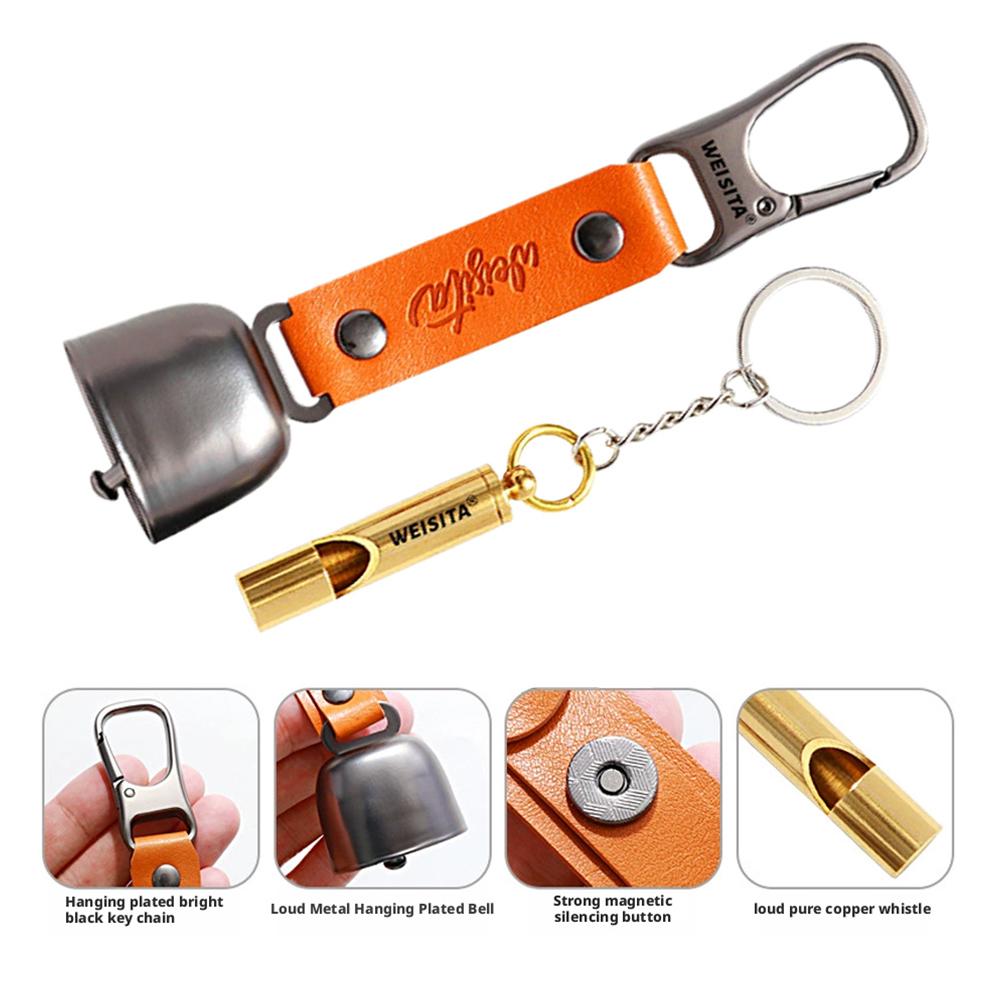 New 1pcs Loud Bear Bell with E – Emergency Whistle Loud Bewertung und Preis