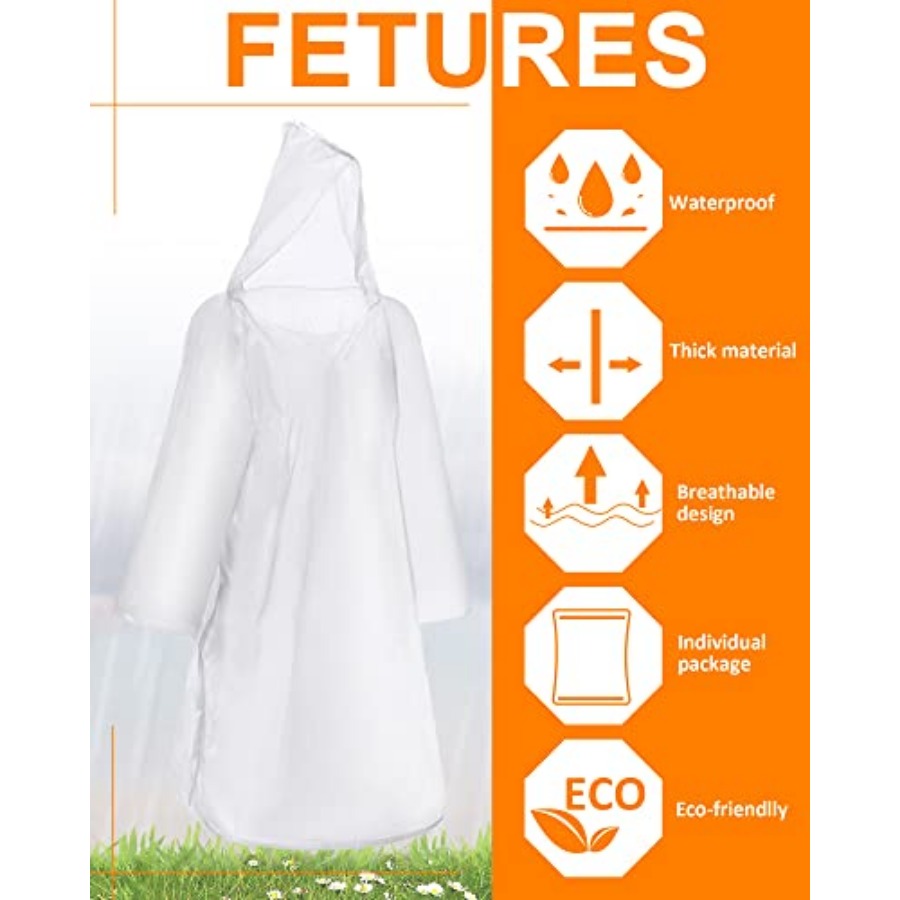 120 Pack Disposable Rain Ponch – Emergency Poncho Rain Bewertung und Preis