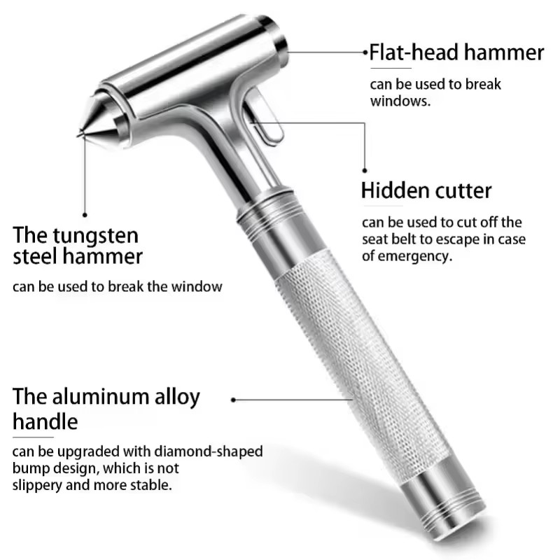 Car Safety Hammer Car Window B – Rescue Rope Throw Bewertung und Preis