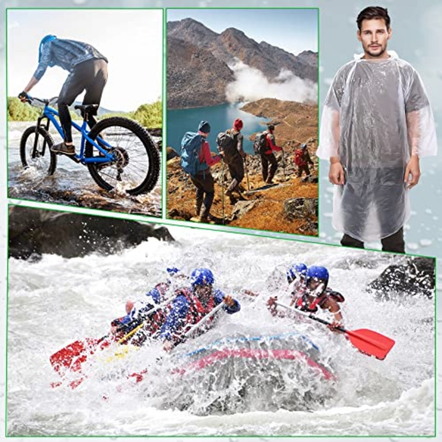 150 Pcs Disposable Rain Poncho – Emergency Poncho Rain Bewertung und Preis