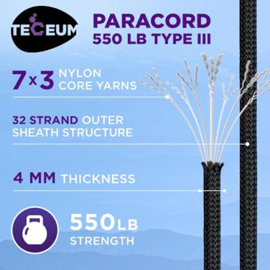 Reflective Paracord Rope 1000  – Para Cord 1000Ft Bewertung und Preis