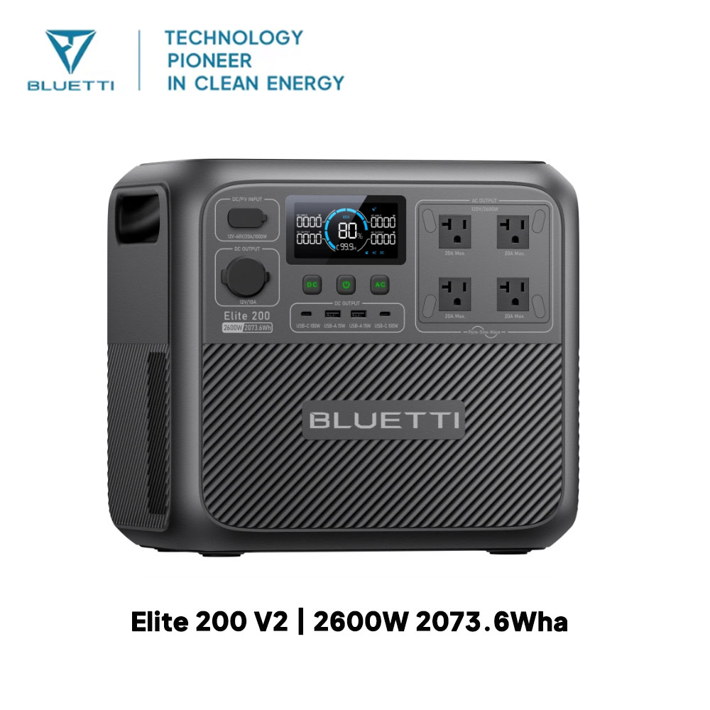 【Renew】BLUETTI Elite 200 V2 Po – Solar Emergency Charger Bewertung und Preis