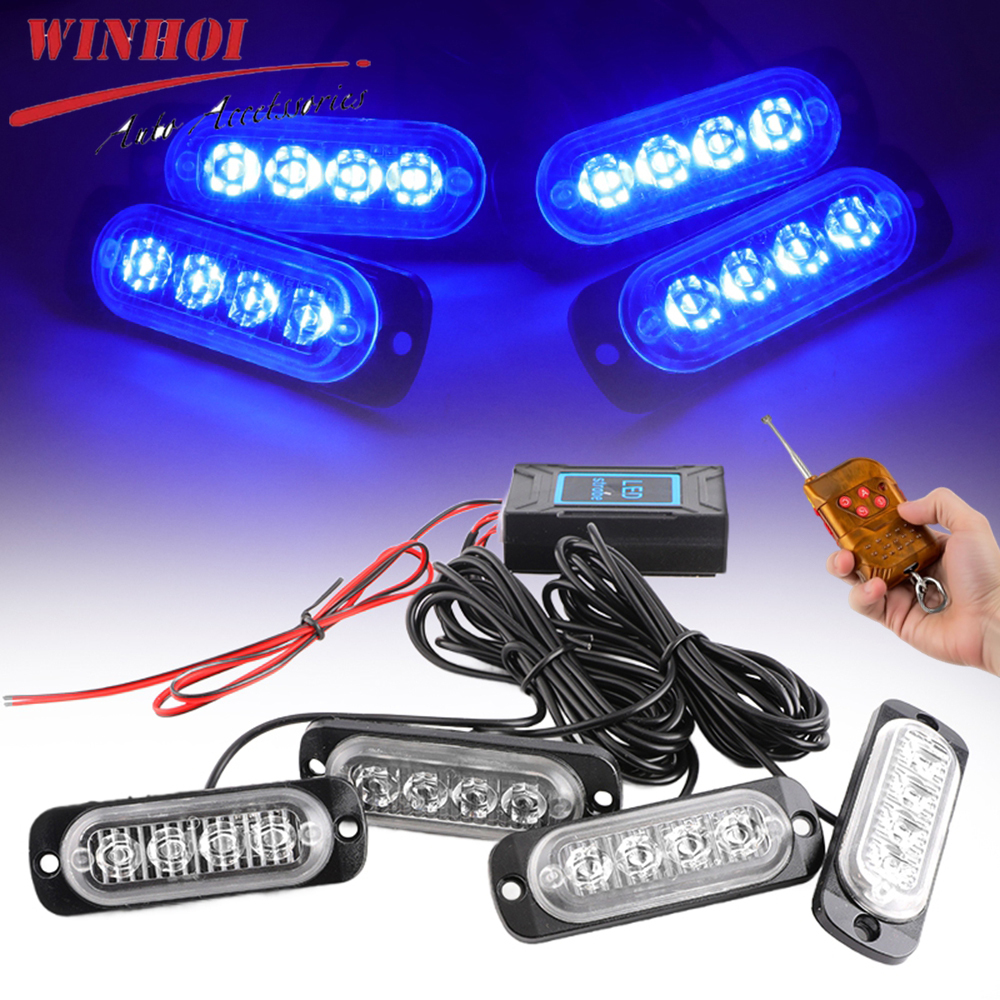Wireless Grille Police Lights  – Sos Light Strobe Bewertung und Preis