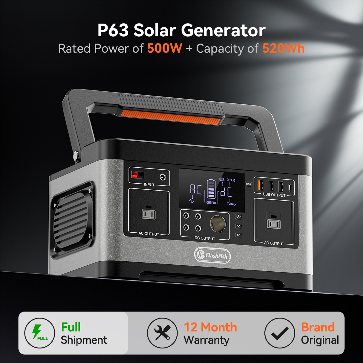 FF FlashFish P63 Portable Powe – Solar Emergency Charger Bewertung und Preis