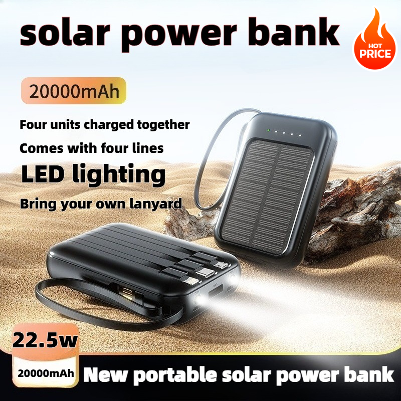 50000mAh Solar Power Bank Supe – Solar Emergency Charger Bewertung und Preis
