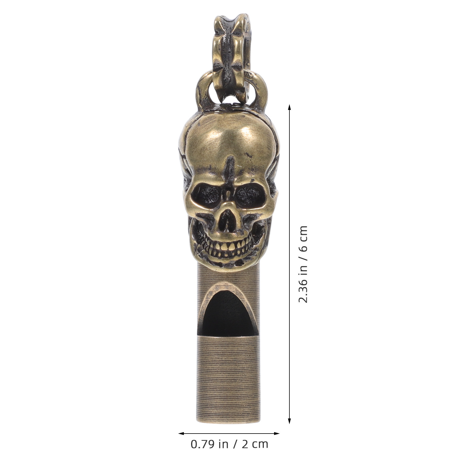 Creative Skull Head Copper Whi – Emergency Whistle Loud Bewertung und Preis