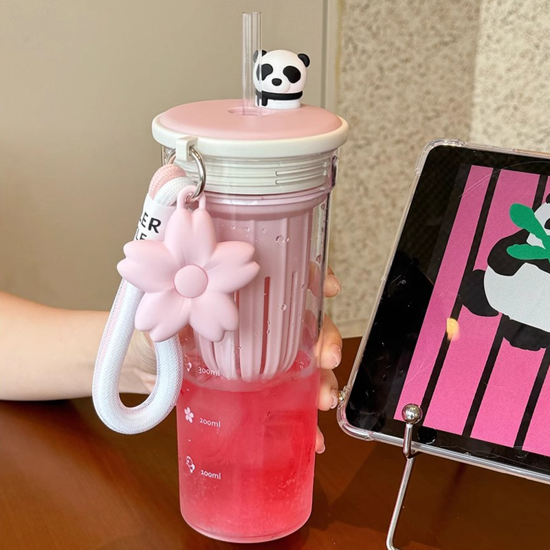 650ml Kawaii Water Bottle With – Water Purification Straw Bewertung und Preis