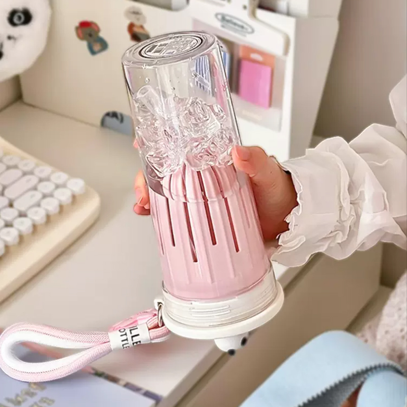 650ml Kawaii Water Bottle With – Water Purification Straw Bewertung und Preis