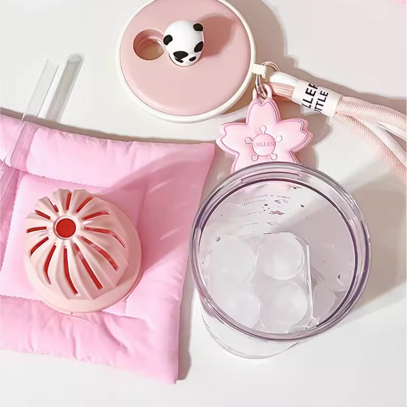650ml Kawaii Water Bottle With – Water Purification Straw Bewertung und Preis