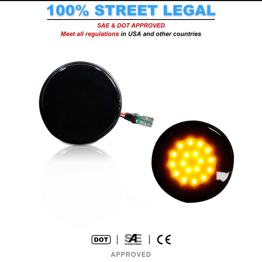 2pcs iJDM LED Front Side Marke – Signal Panel Orange Bewertung und Preis