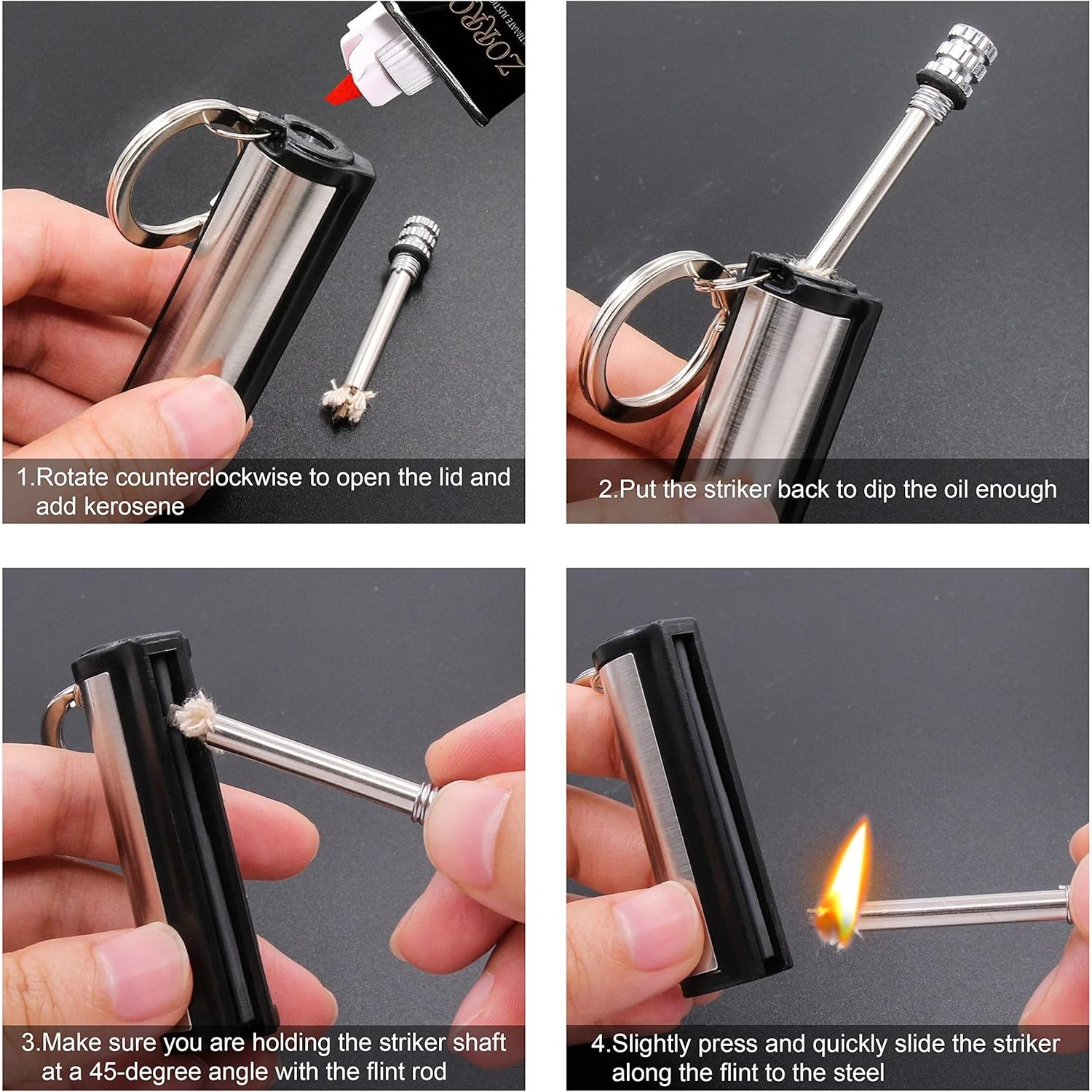 1-5-pack Magnesium flint set,  – Magnesium Fire Starter Bewertung und Preis