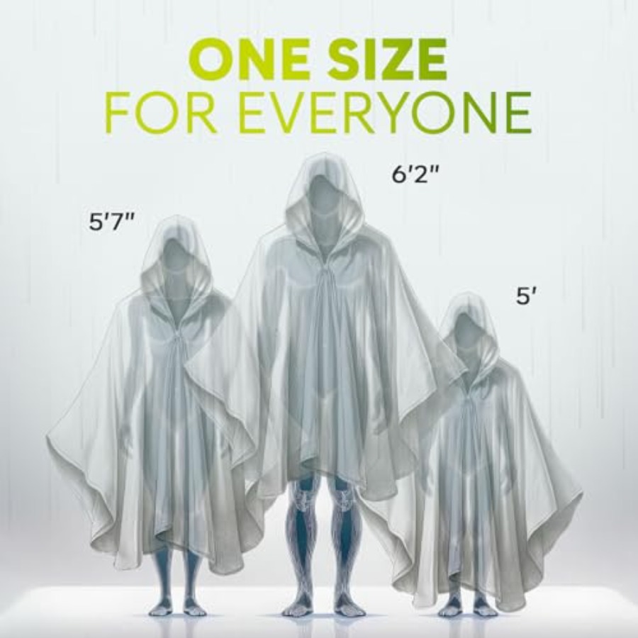 Disposable Rain Ponchos for Ad – Emergency Poncho Rain Bewertung und Preis