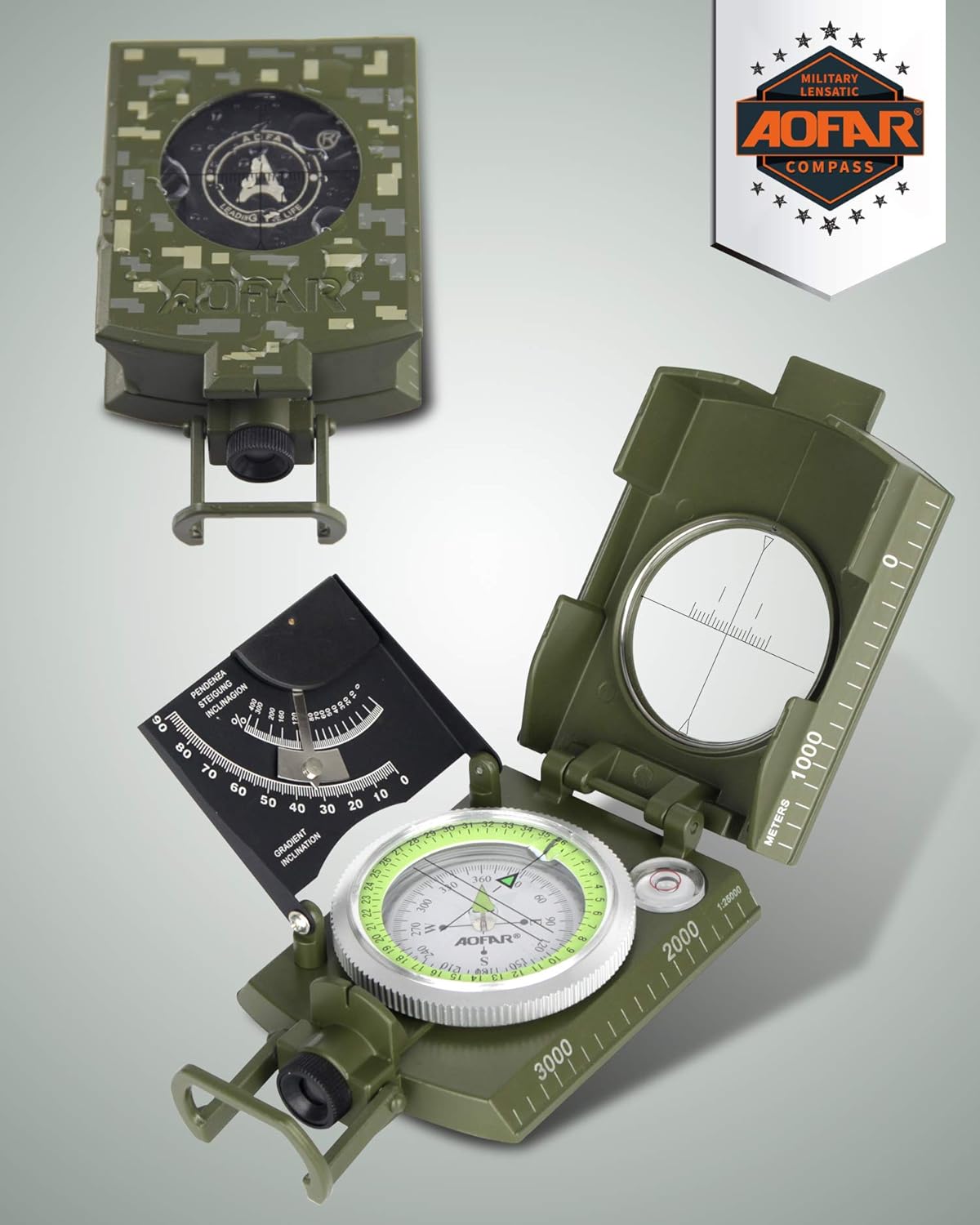 Military Compass for Hiking, L – Compass Lensatic Bewertung und Preis
