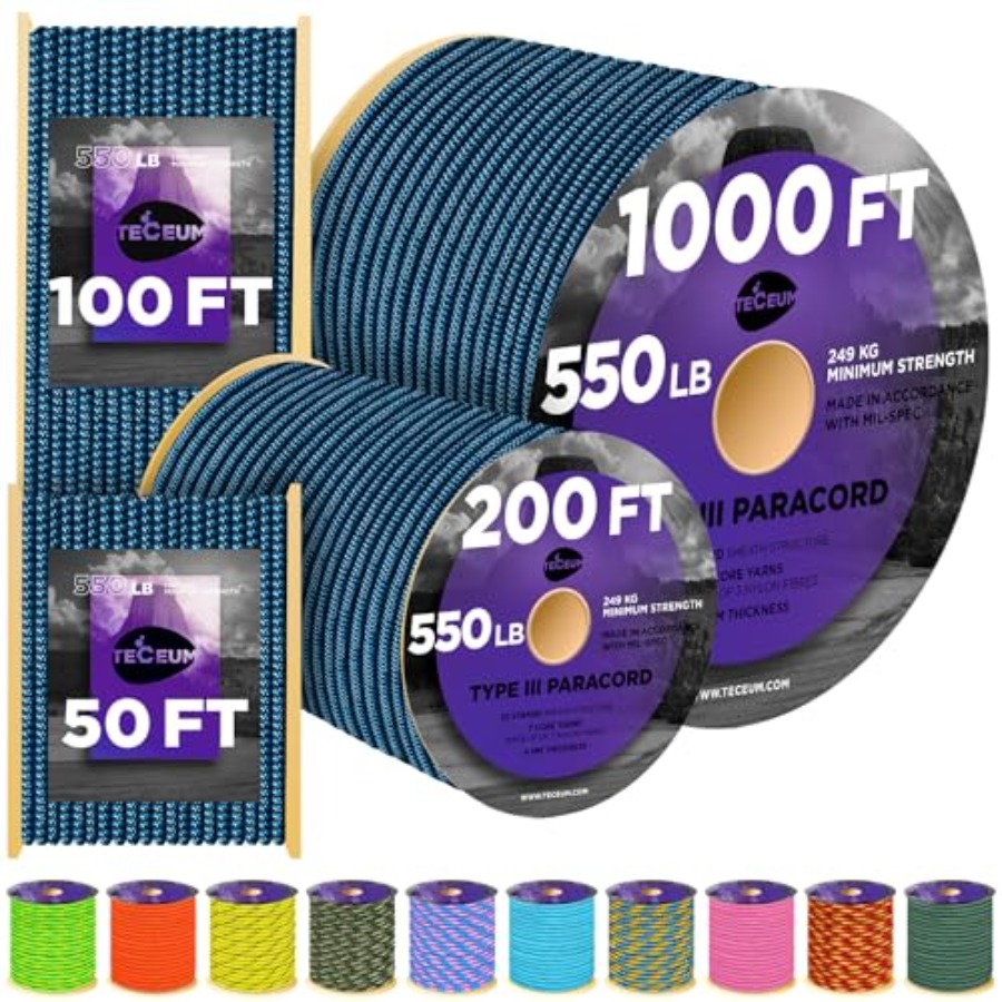 Reflective Paracord Rope 1000  – Para Cord 1000Ft Bewertung und Preis