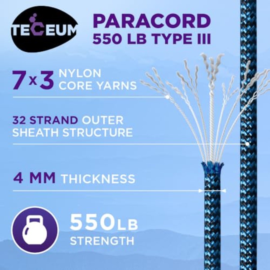 Reflective Paracord Rope 1000  – Para Cord 1000Ft Bewertung und Preis