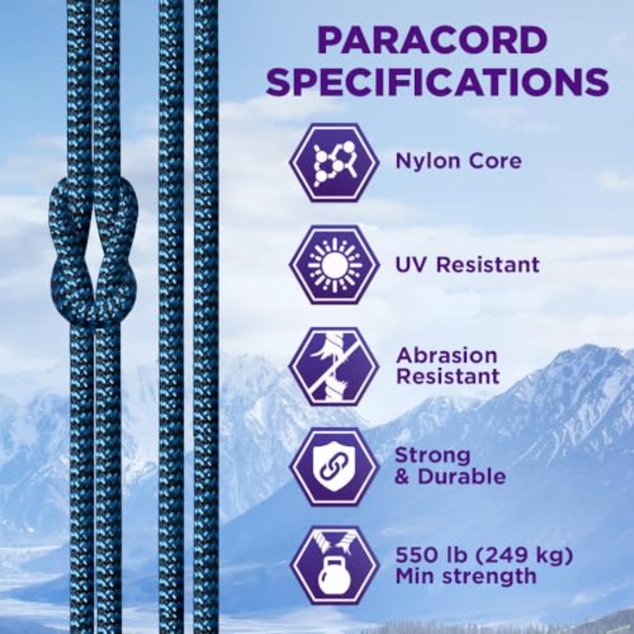 Reflective Paracord Rope 1000  – Para Cord 1000Ft Bewertung und Preis