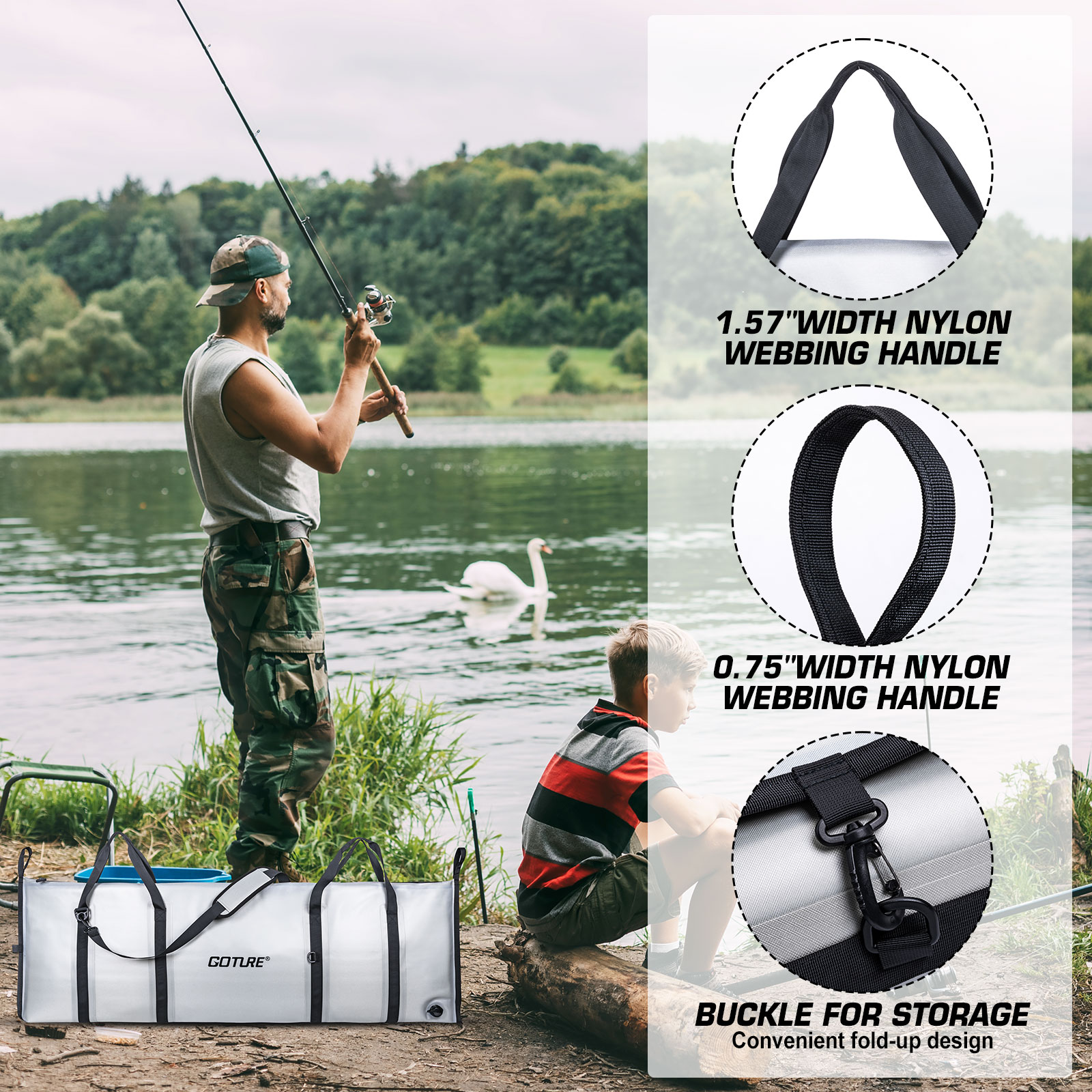 Goture Fishing Cooler Bag Live – Water Bag Collapsible Bewertung und Preis