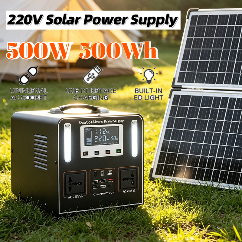 500W AC 220V Portable Power St – Solar Emergency Charger Bewertung und Preis